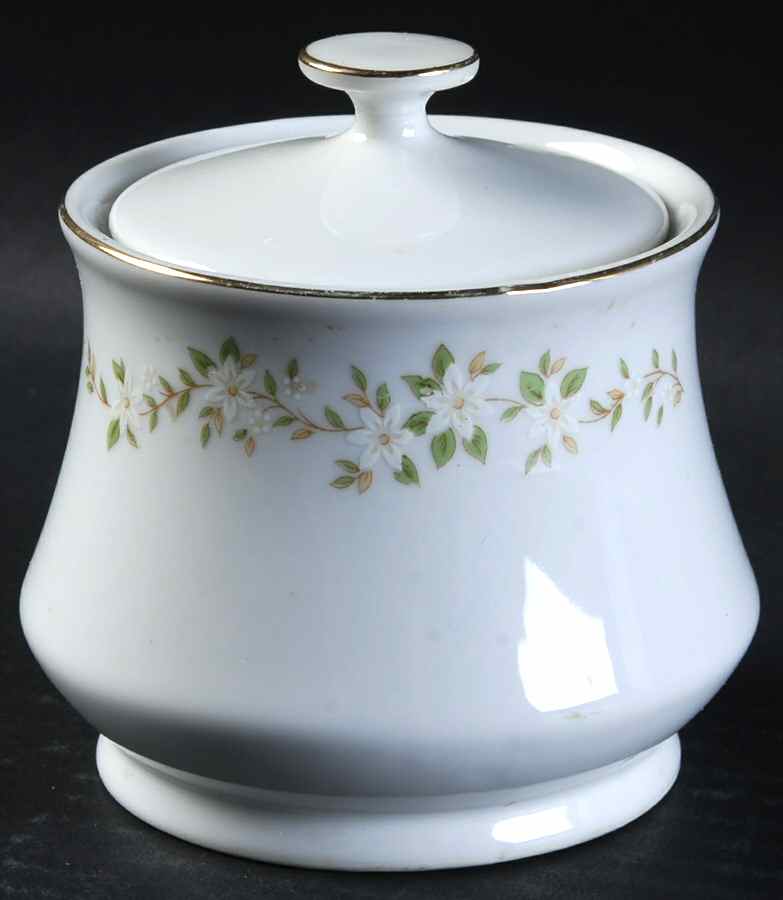 Spring Meadow Sugar Bowl & Lid by Ekco-1