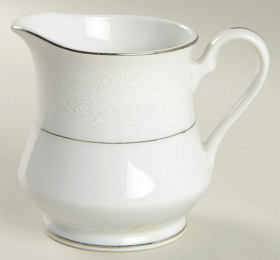 White Lace Creamer by Ekco-1