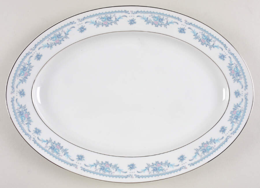 Winsford 14" Oval Serving Platter by Ekco-1