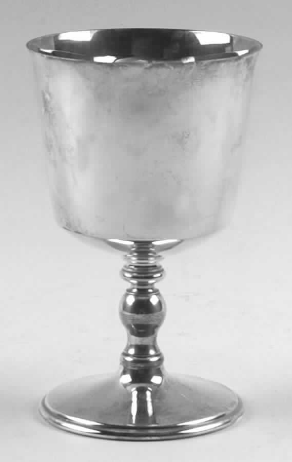 Silverplate Hollowware Silverplate Wine Goblet by Ellis-Barker-1