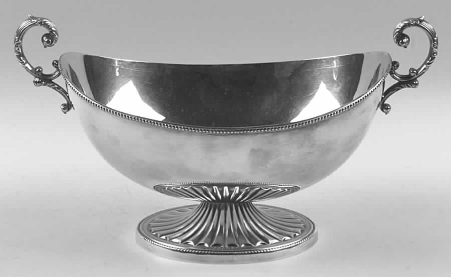 Silverplate Hollowware Round Silverplate Centerpiece by Ellis-Barker-1