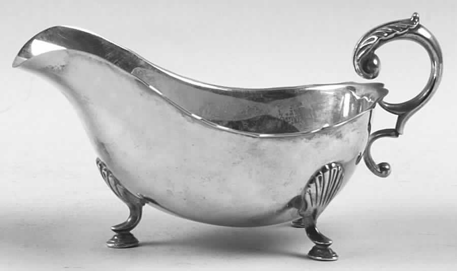 Silverplate Hollowware Sauce/Gravy Boat by Ellis-Barker-1