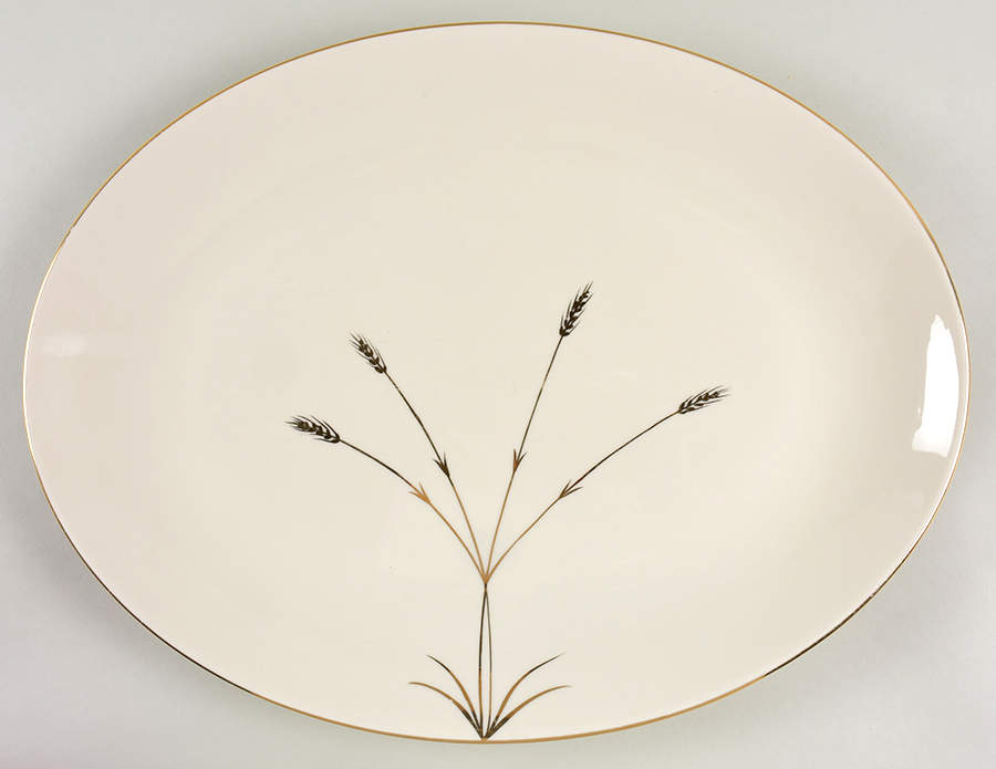 California Wheat 16" Oval Serving Platter by El Camino-1