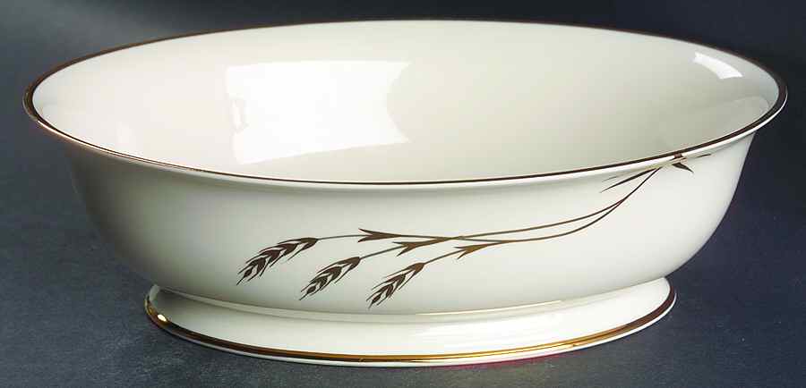 California Wheat 9" Oval Vegetable Bowl by El Camino-1