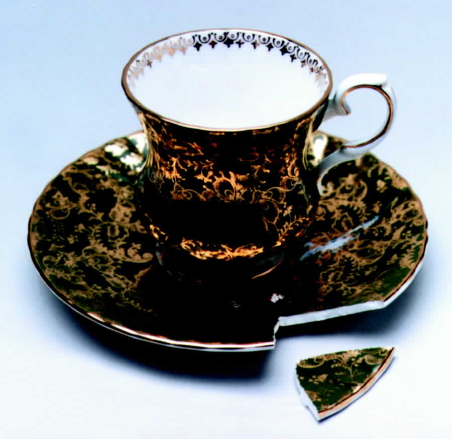 ELZ2 Footed Cup & Saucer Set by Elizabethan-1