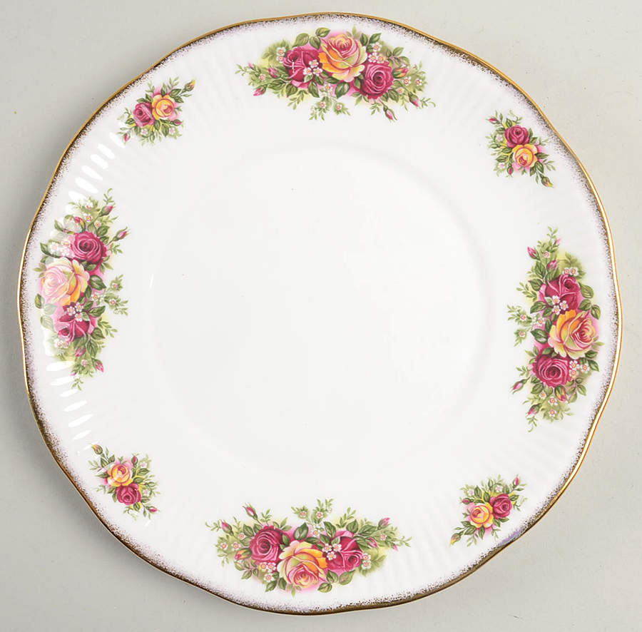 English Garden Cake Plate by Elizabethan-1