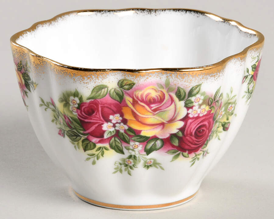 English Garden Mini Open Sugar Bowl by Elizabethan-1