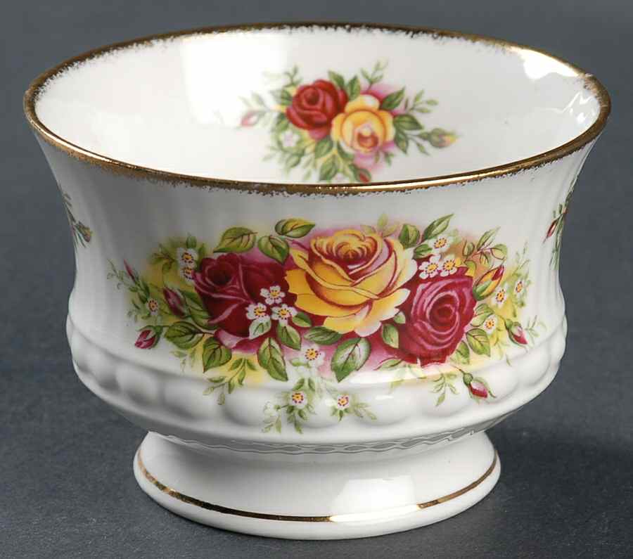 English Garden Mini Open Sugar Bowl by Elizabethan-1