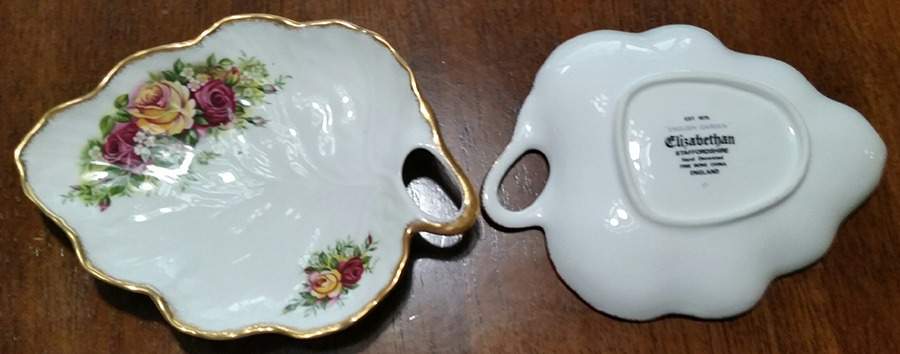English Garden Leaf Shaped Dish by Elizabethan-1