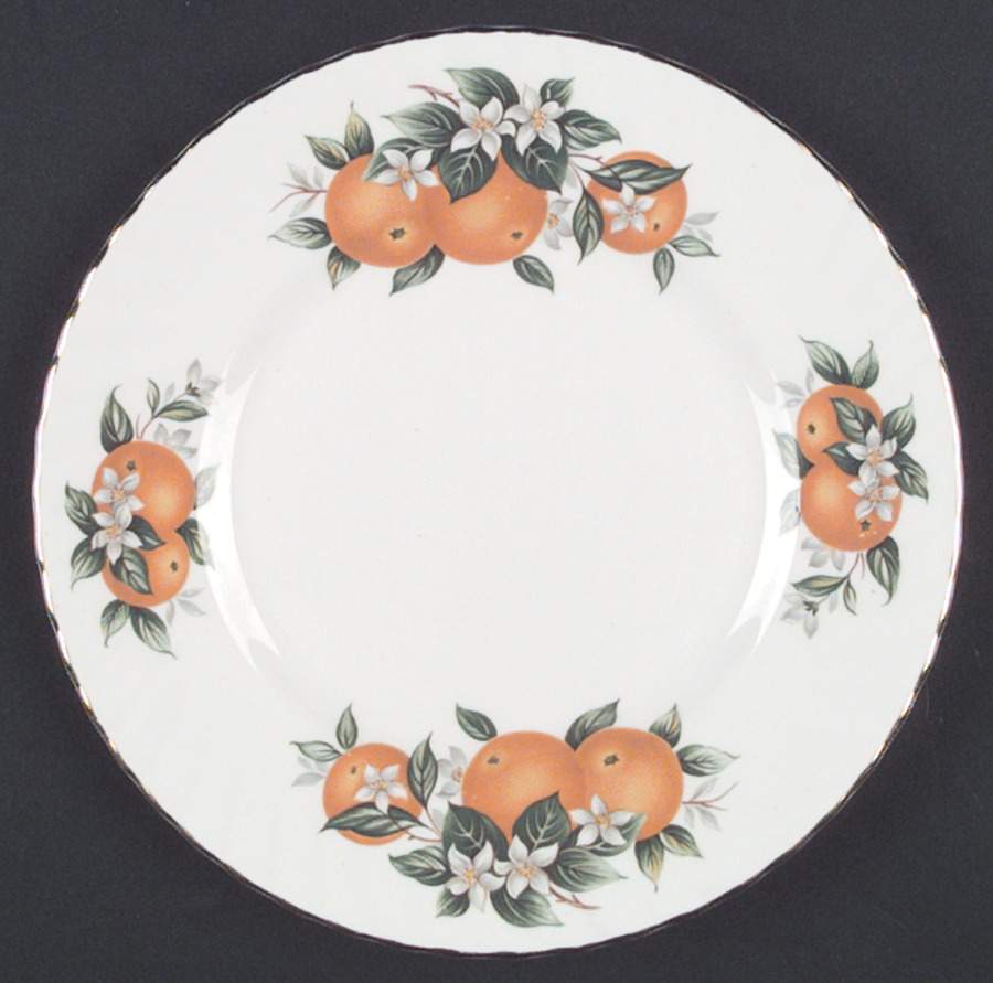 Florida Oranges Salad Plate by Elizabethan-1
