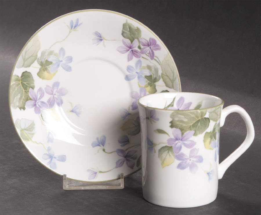 Harewood Flat Cup & Saucer Set by Elizabethan-1