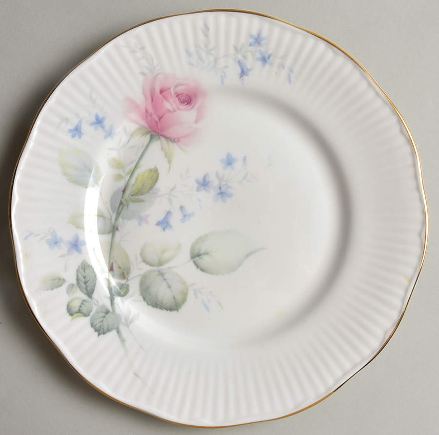 Morning Rose Salad Plate by Elizabethan-1