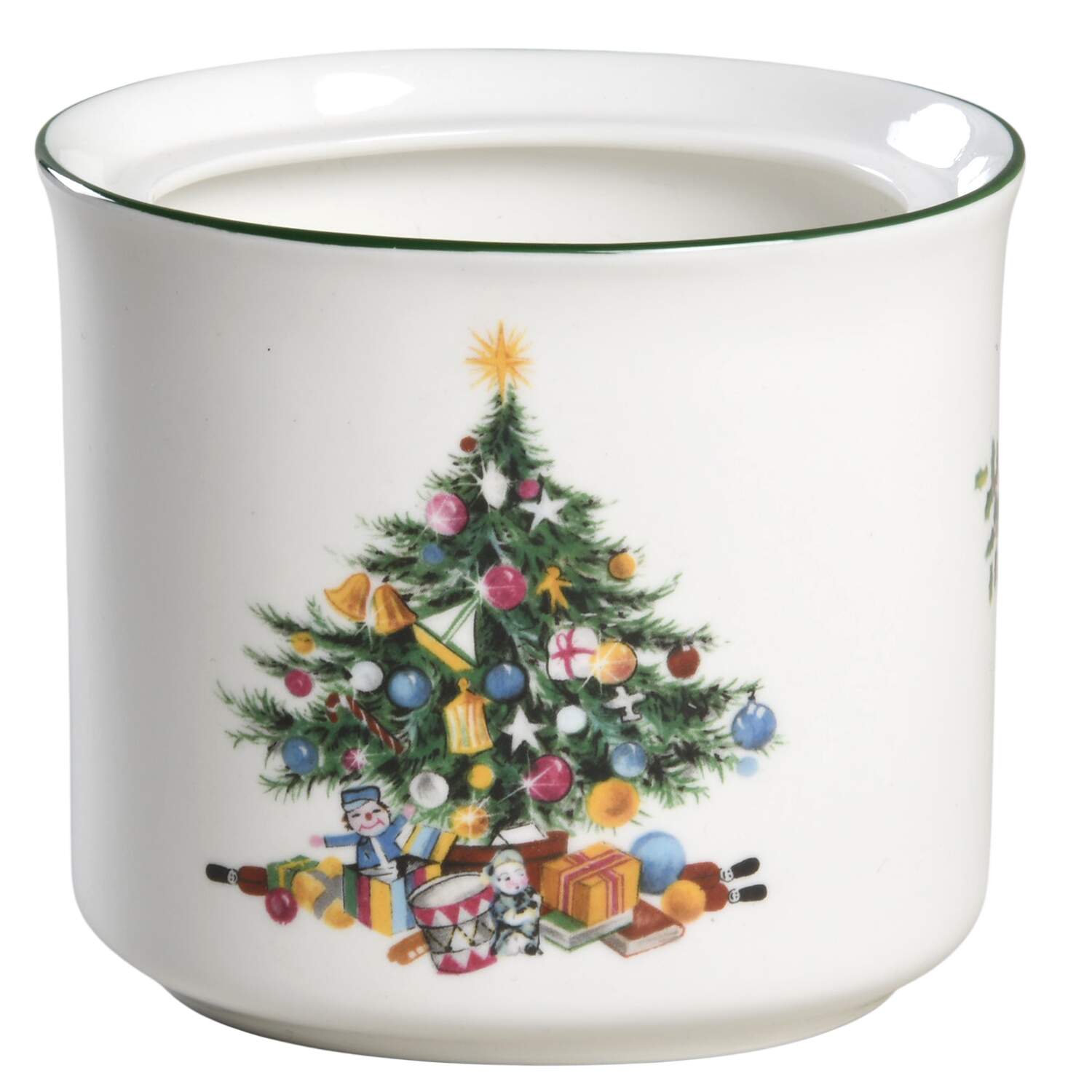 Seasons Greetings Sugar Bowl No Lid by Elizabethan-1