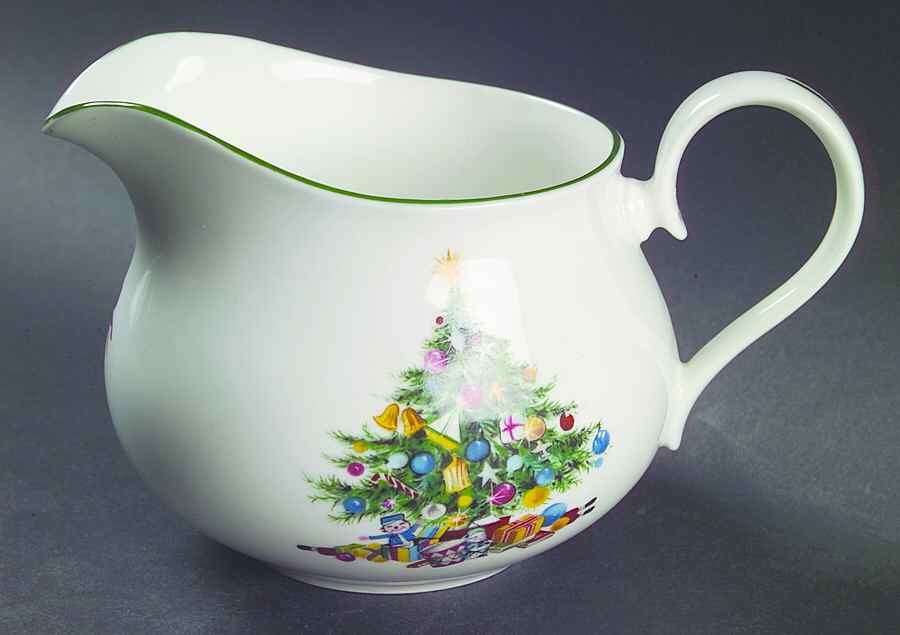 Seasons Greetings Creamer by Elizabethan-1