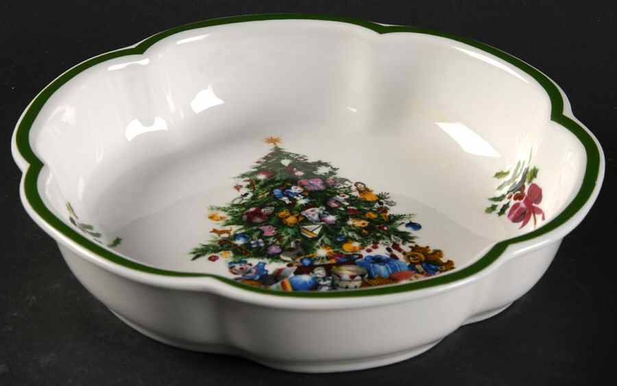 Seasons Greetings Open Candy Dish by Elizabethan-1