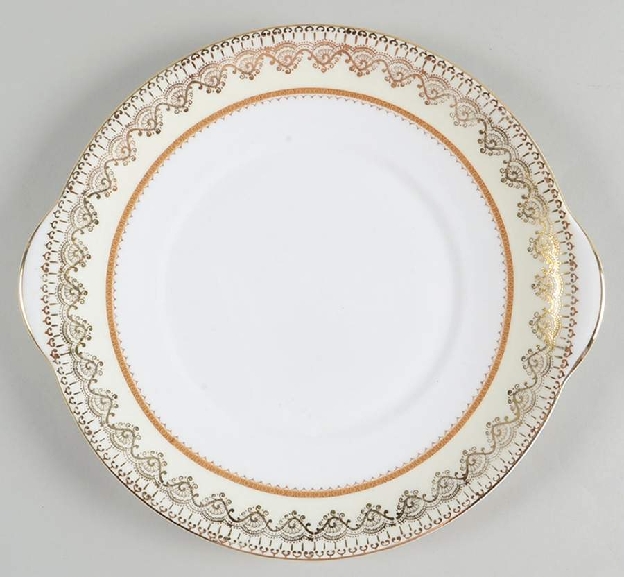 Swiss Cottage Handled Cake Plate by Elizabethan-1