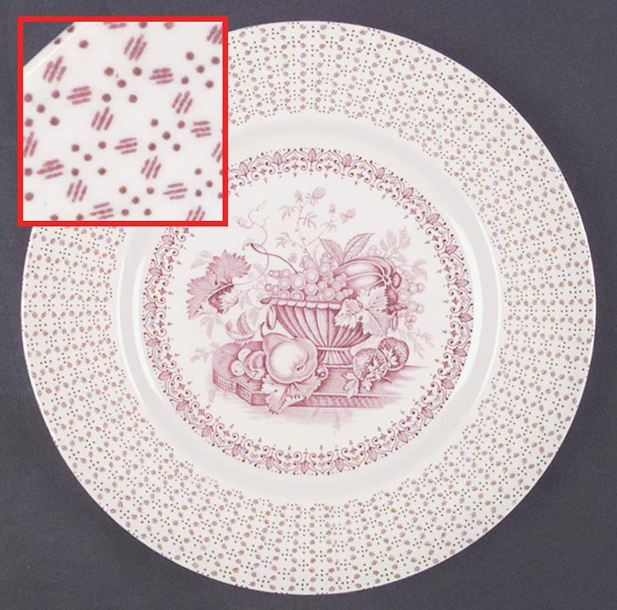 Beverley Red Dinner Plate by Empire Porcelain -1