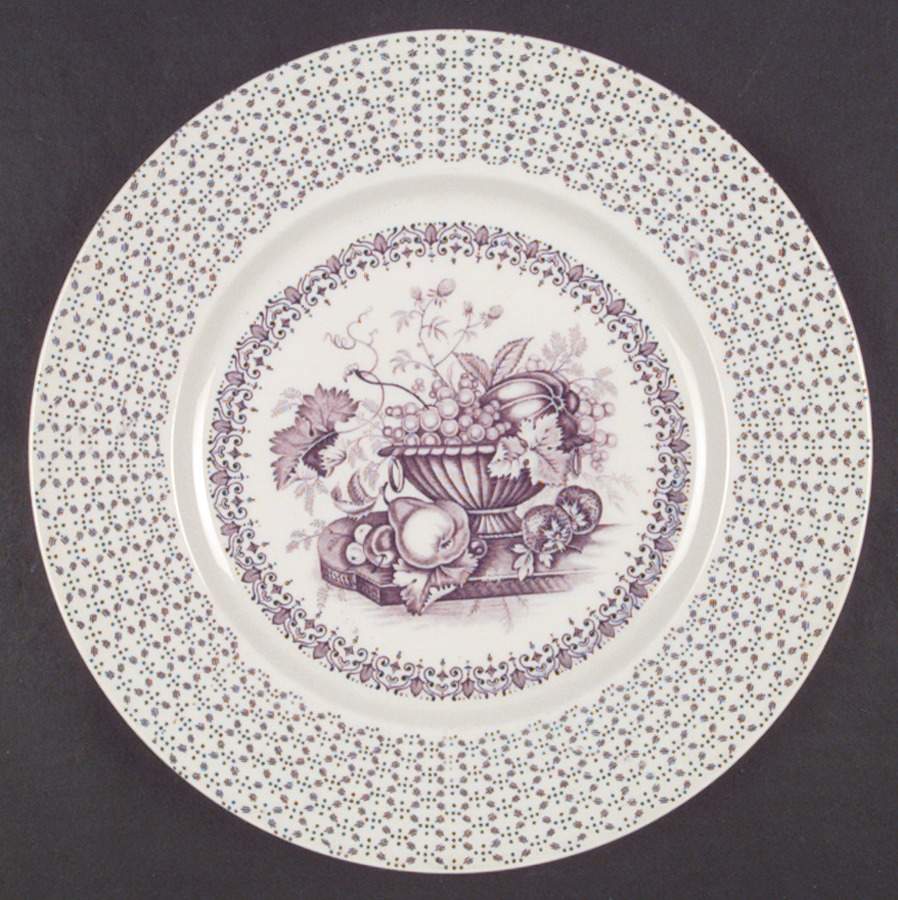 Beverley Mulberry Dinner Plate by Empire Porcelain -1
