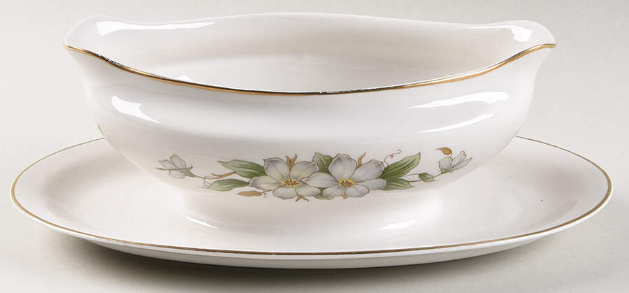 Arlington Gravy Boat with Attached Underplate by Embassy (American)-1