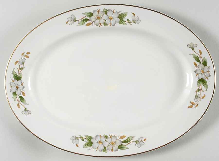 Arlington 13" Oval Serving Platter by Embassy (American)-1