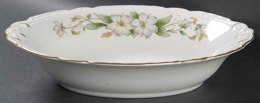 Dogwood 10" Oval Vegetable Bowl by Embassy (American)-1