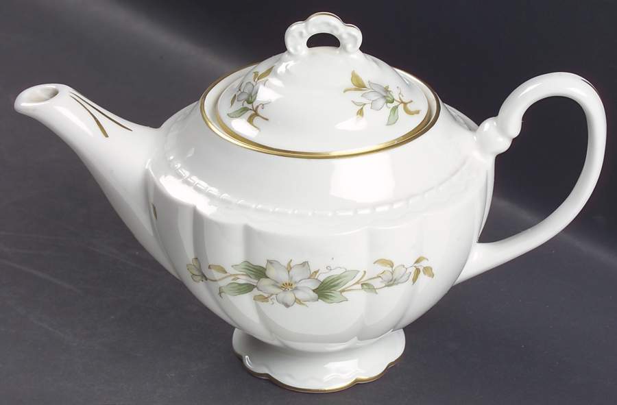 Dogwood Teapot & Lid by Embassy (American)-1