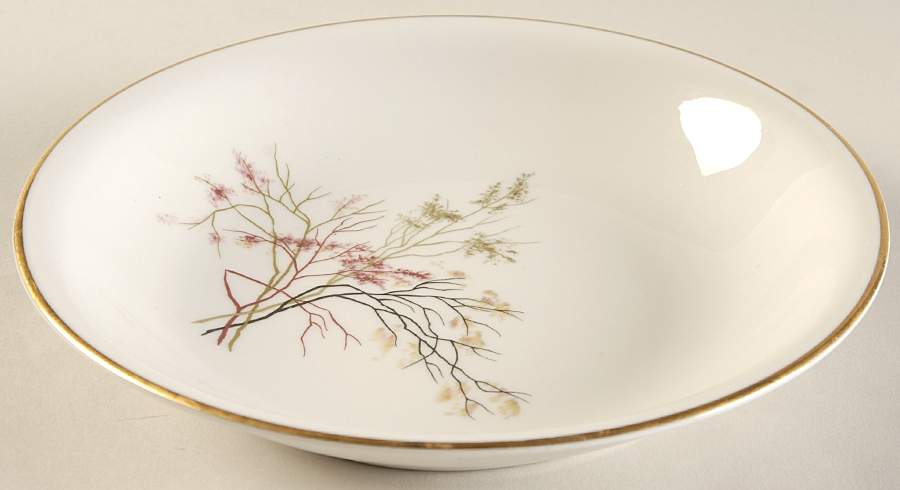 EMB2 (Gold Trim) Coupe Soup Bowl by Embassy (American)-1