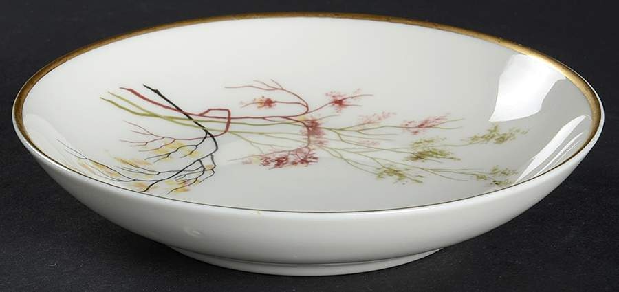 EMB2 (Gold Trim) Fruit/Dessert (Sauce) Bowl by Embassy (American)-1