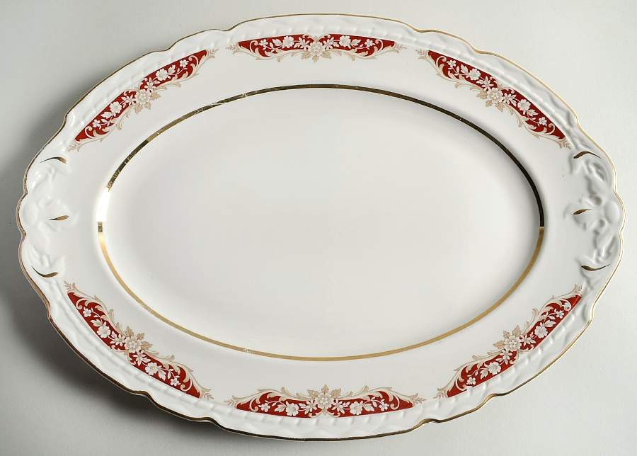 EMB20 (AMERICAN) 15" Oval Serving Platter by Embassy (American)-1