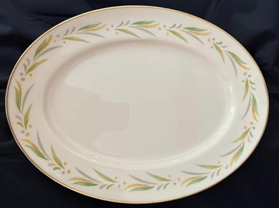 EMB28 (AMERICAN) 15" Oval Serving Platter by Embassy (American)-1