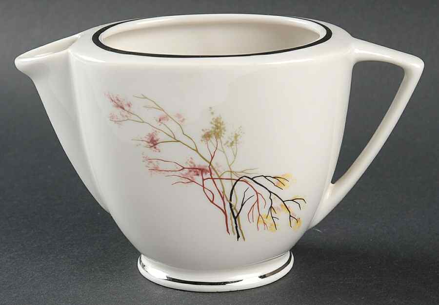 EMB34 (Platinum Trim) Creamer by Embassy (American)-1
