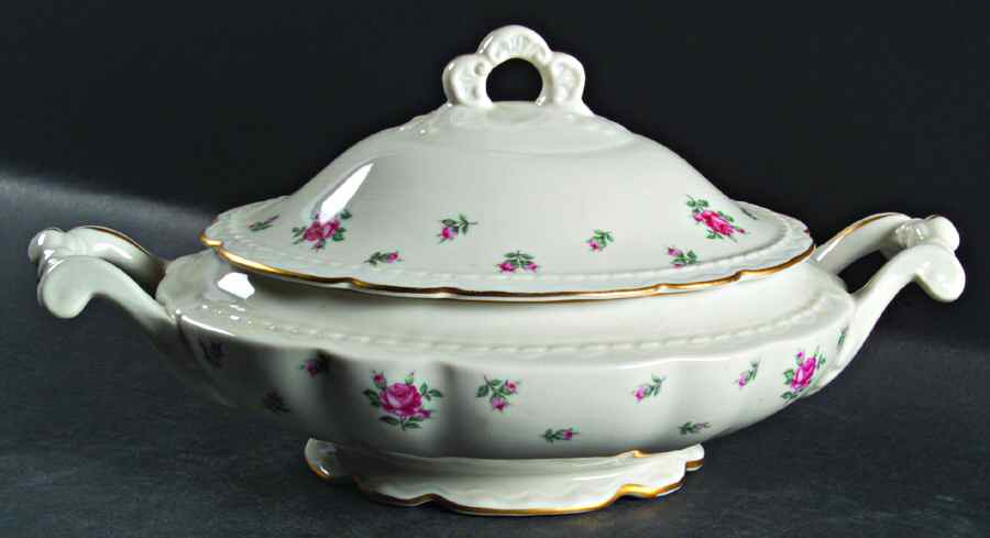EMB41 (USA) Oval Covered Vegetable by Embassy (American)-1