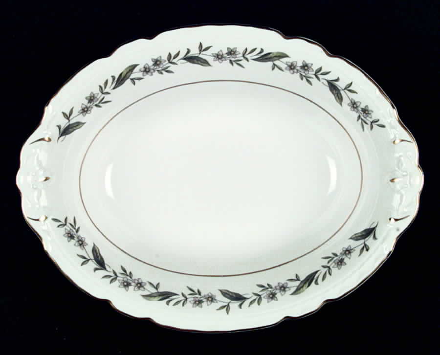 EMB43 9" Oval Vegetable Bowl by Embassy (American)-1