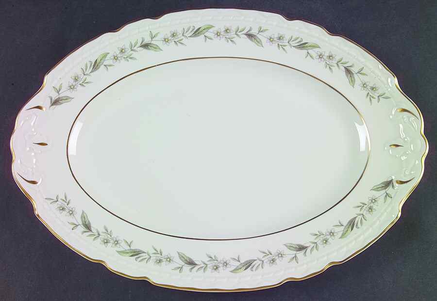 EMB43 13" Oval Serving Platter by Embassy (American)-1