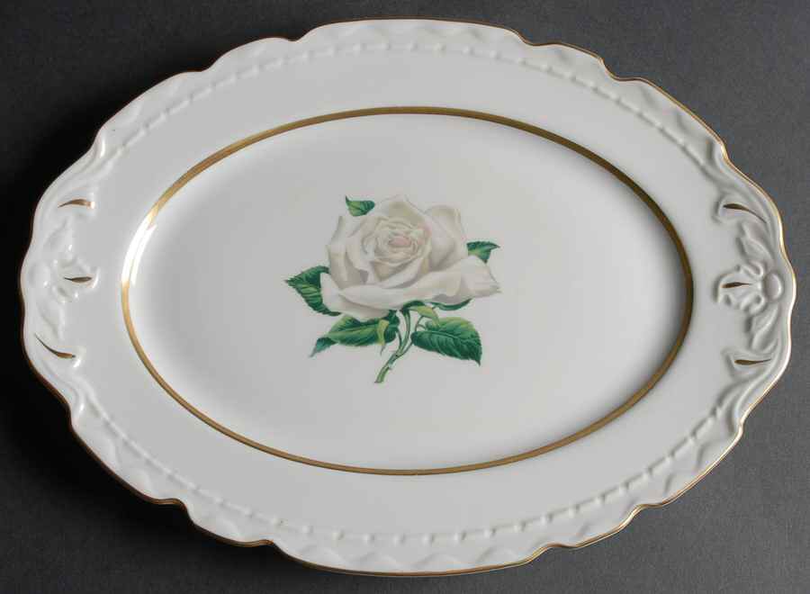 EMB5 11" Oval Serving Platter by Embassy (American)-1