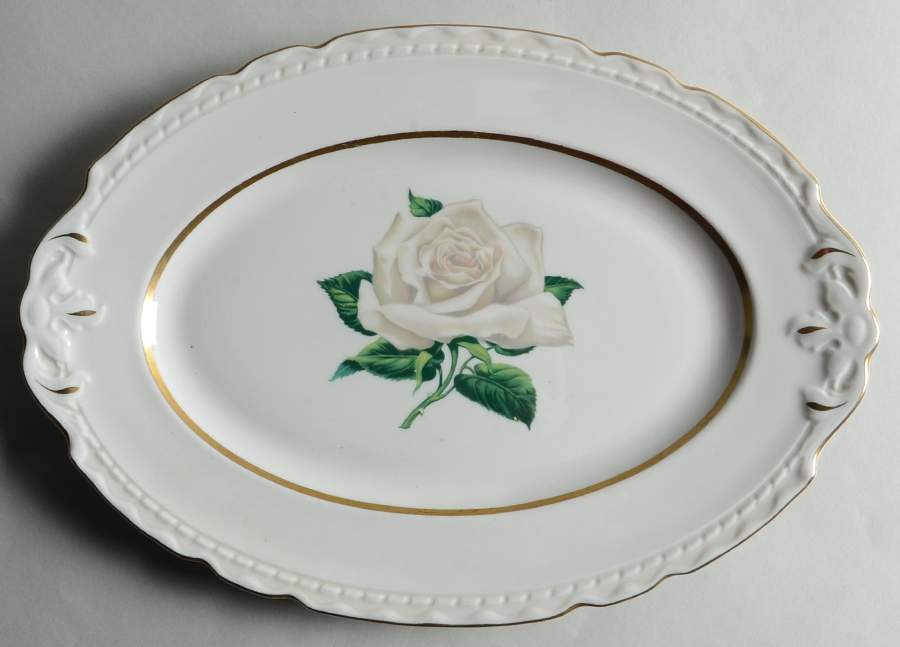 EMB5 13" Oval Serving Platter by Embassy (American)-1