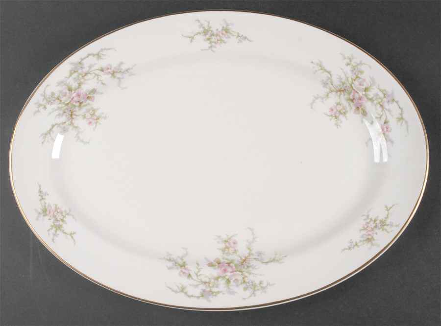 EMB8 (AMERICAN) 15" Oval Serving Platter by Embassy (American)-1
