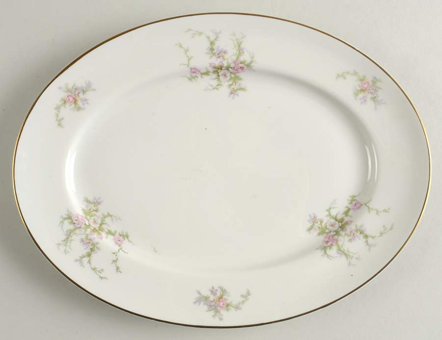 EMB8 (AMERICAN) 11" Oval Serving Platter by Embassy (American)-1