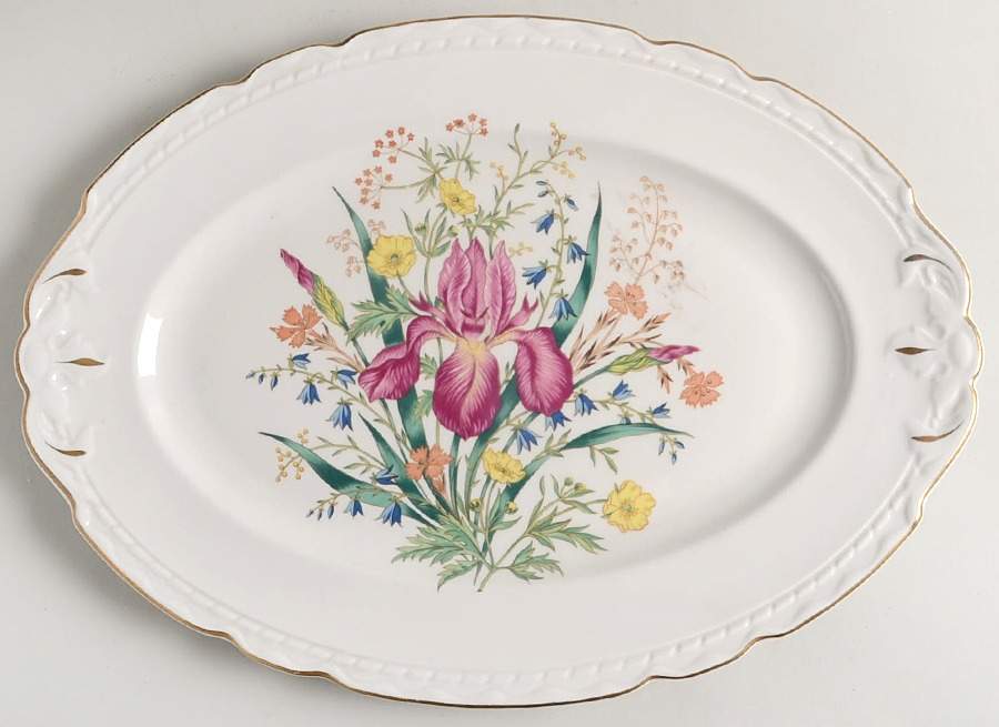 EMB9 16" Oval Serving Platter by Embassy (American)-1