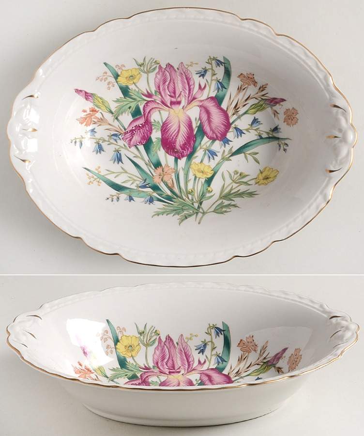 EMB9 10" Oval Vegetable Bowl by Embassy (American)-1