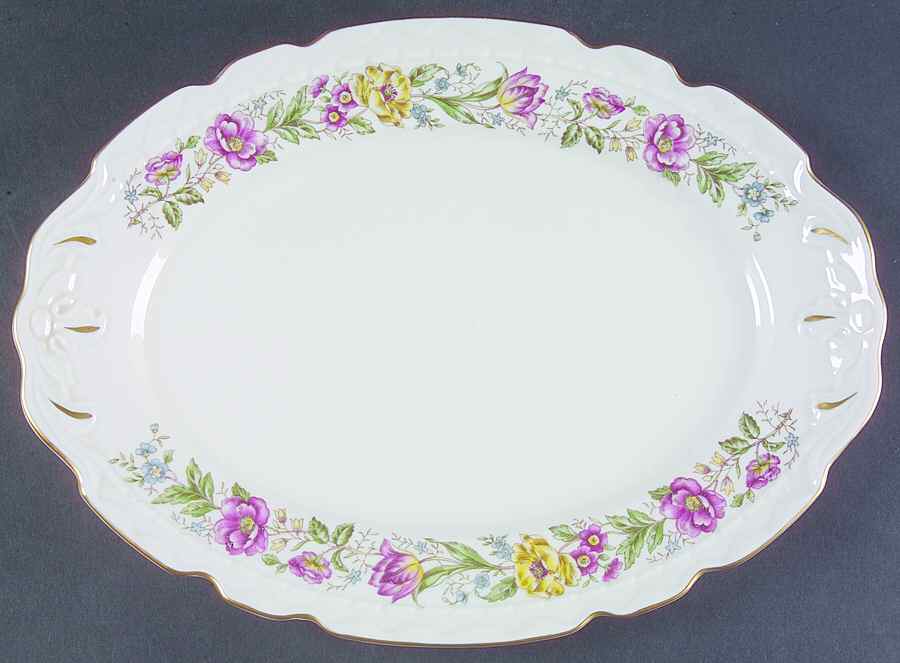 Lord Mayfair 12" Oval Serving Platter by Embassy (American)-1