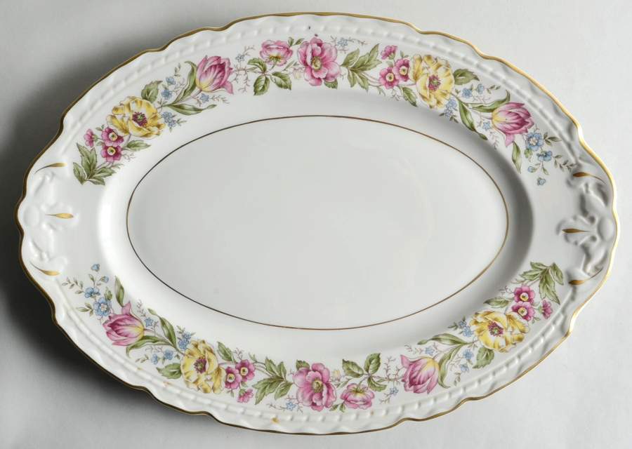 Lord Mayfair 13" Oval Serving Platter by Embassy (American)-1