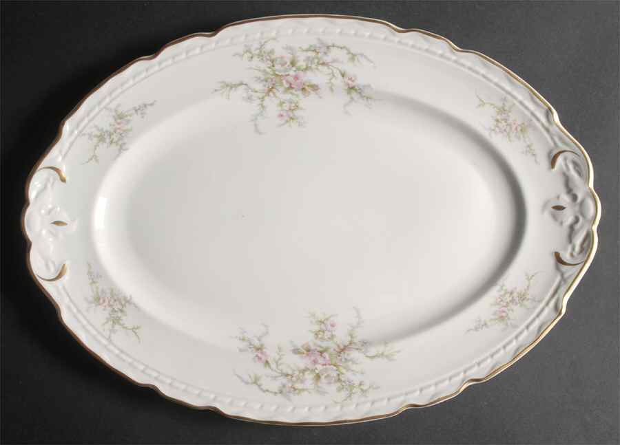 Sandra 15" Oval Serving Platter by Embassy (American)-1