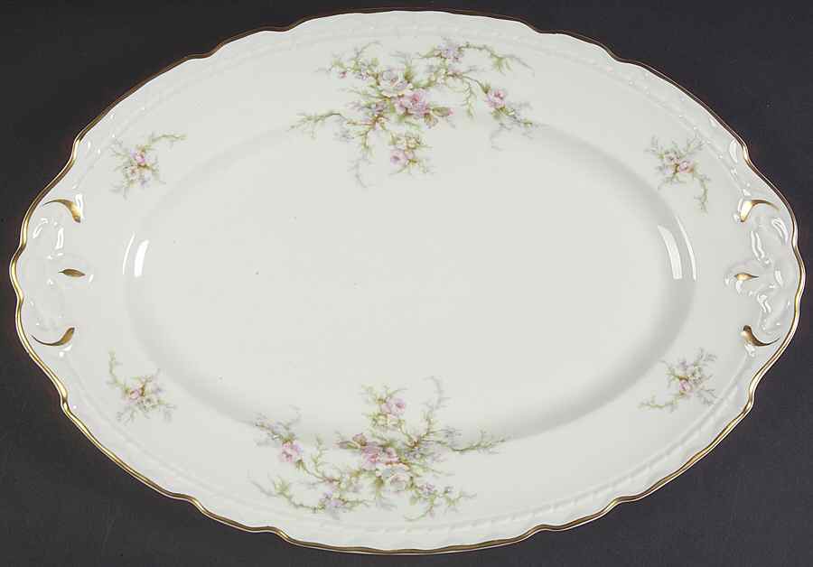 Sandra 13" Oval Serving Platter by Embassy (American)-1