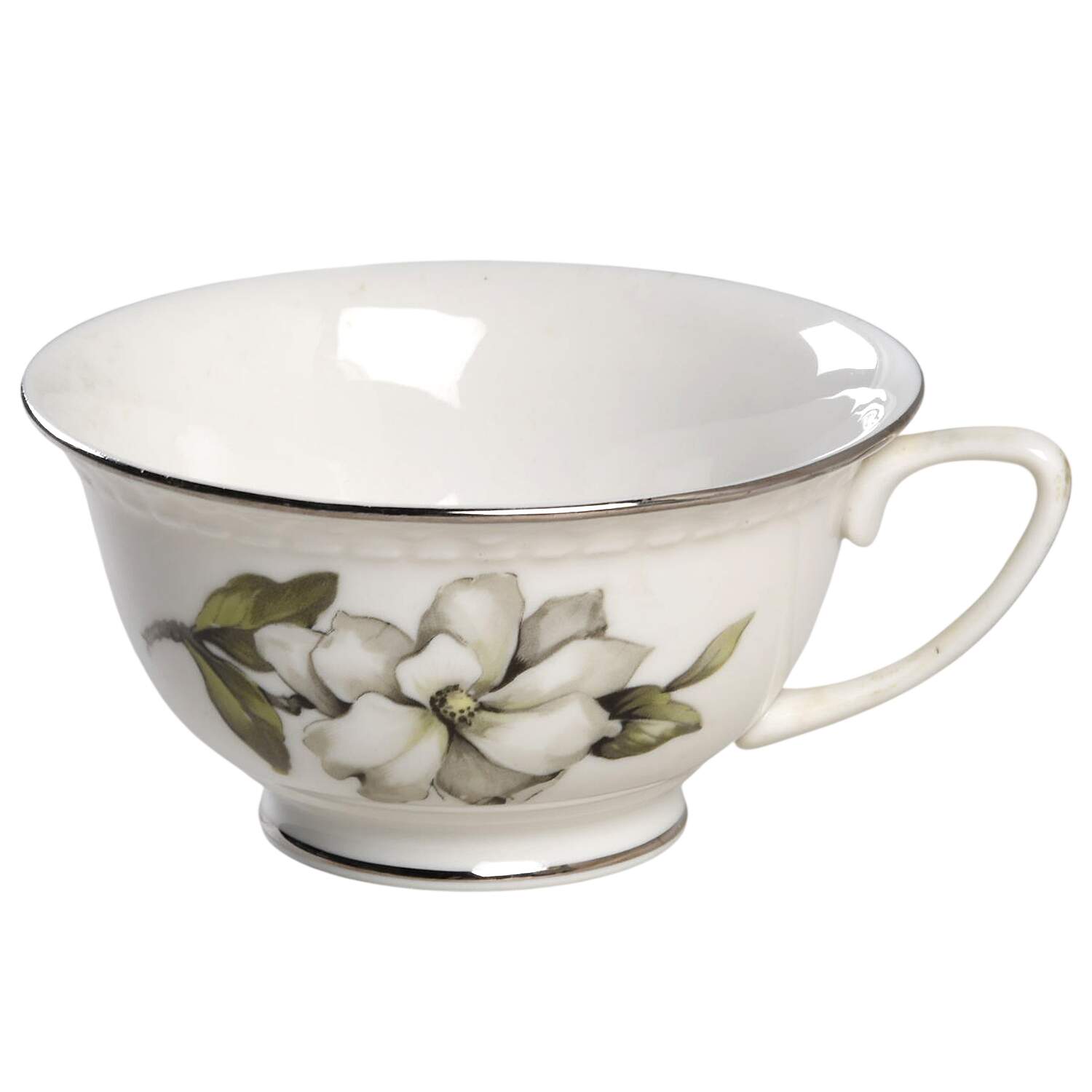 Silver Gardenia (Rim, Scalloped) Footed Cup by Embassy (American)-1