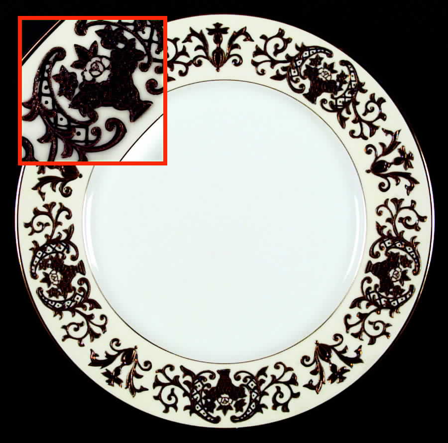 Buckingham Dinner Plate by Empress (Japan)-1