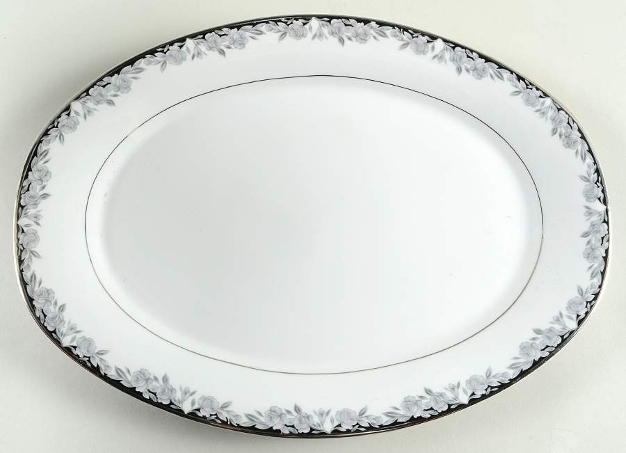 Canterbury 14" Oval Serving Platter by Empress (Japan)-1