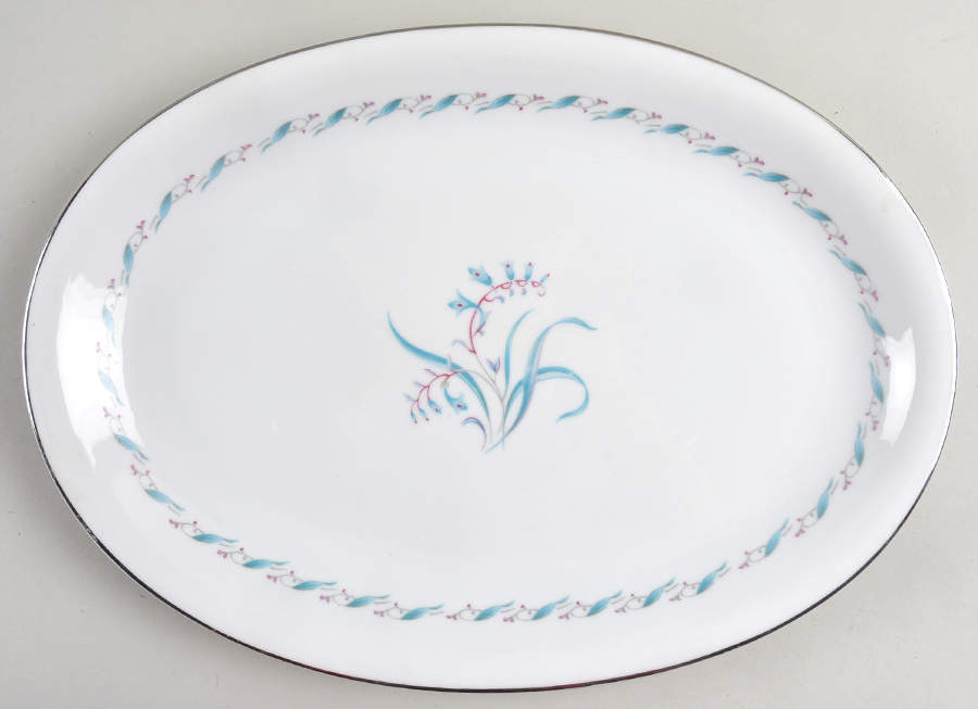 Capri 13" Oval Serving Platter by Empress (Japan)-1