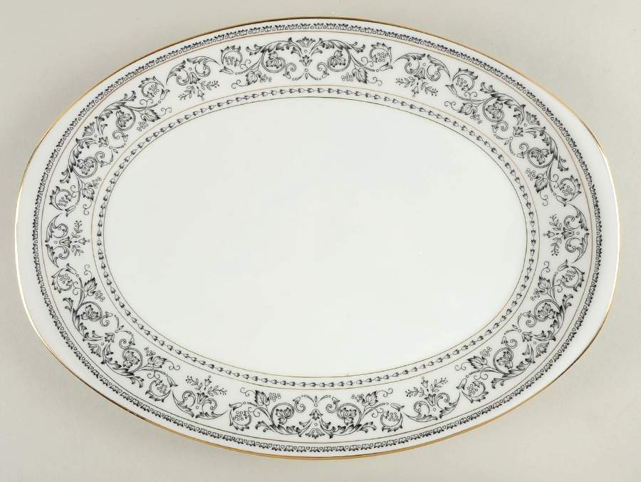 Carillon 14" Oval Serving Platter by Empress (Japan)-1