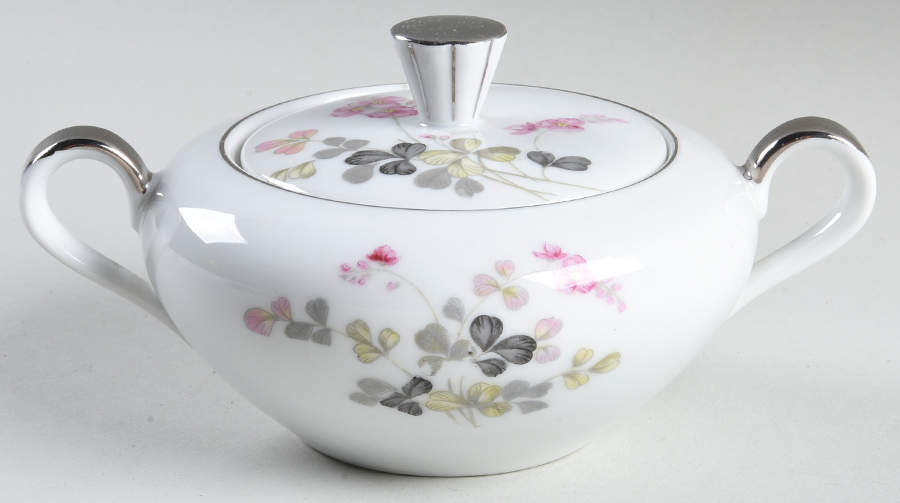 Cloverdale Sugar Bowl & Lid by Empress (Japan)-1